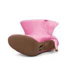 Devilla Size Inclusive - Pink Vegan Patent - Street Sole - Thigh Variant Six