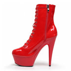 Devon - Red Vegan Patent - Street Sole