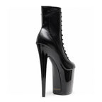 Devon - Black Vegan Leather - Street Sole