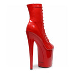 Devon - Red Vegan Patent - Street Sole