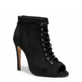 Dilynn - Black Vegan Suede - Suede Sole