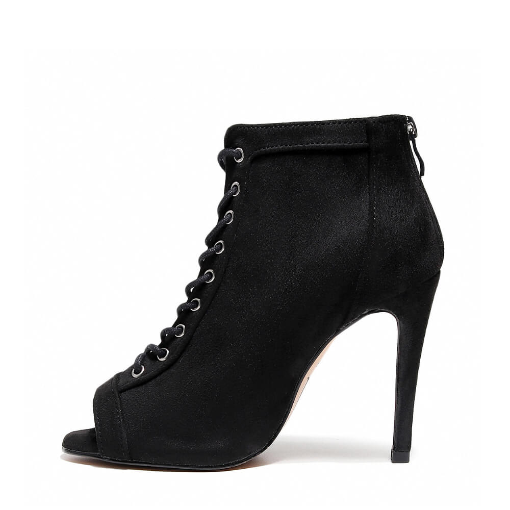 Dilynn - Black Vegan Suede - Street Sole