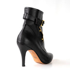 Esra - Black Vegan Leather   - Street Sole