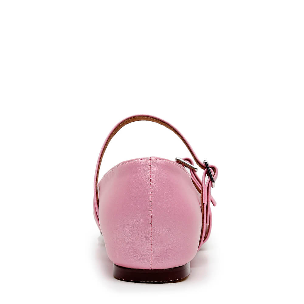 Gale - Light Pink Vegan Leather - Street Sole