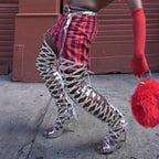 Gladysse - Silver Vegan Leather - Street Sole