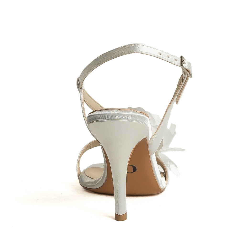 Gulya - Satin blanc - Semelle de rue