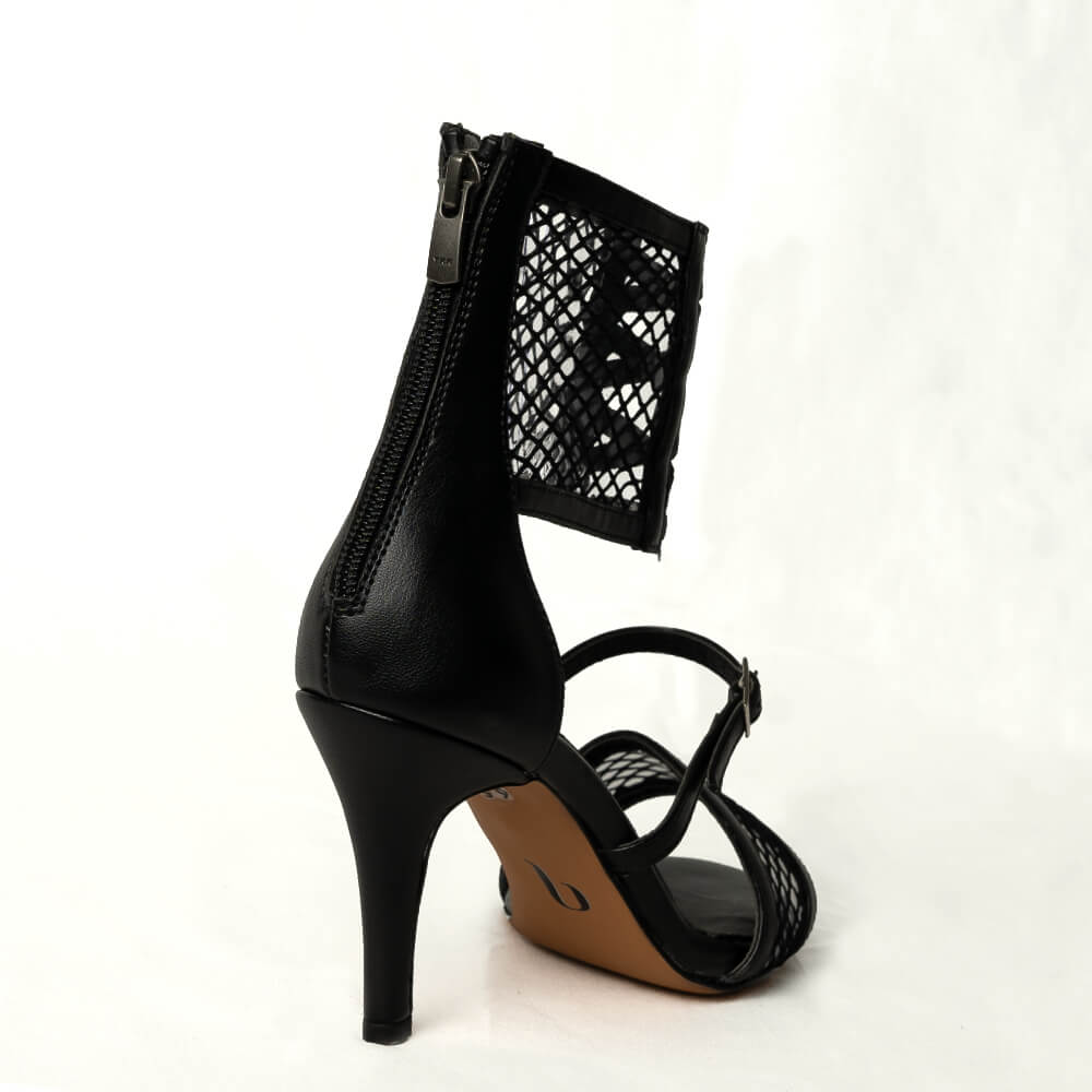 Hannah - Cuir végan noir - Semelle Street