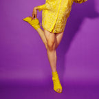 Hope - Yellow Vegan Leather - Street Sole