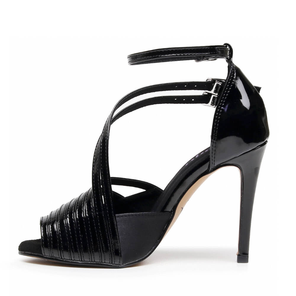 Impressions - Black Vegan Patent - Street Sole