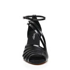 Impressions Wide Fit - Black Vegan Patent - Street Sole