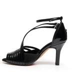 Impressions Wide Fit - Black Vegan Patent - Street Sole