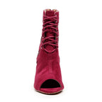 Jett - Burgundy Vegan Suede - Street Sole