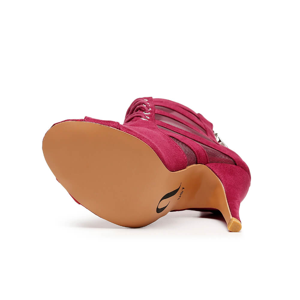 Jett - Burgundy Vegan Suede - Street Sole