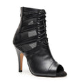 Jett - Black Vegan Leather   - Suede Sole