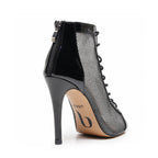 Jezmina - Black Vegan Patent - Street Sole