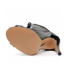 Jezmina - Black Vegan Patent - Street Sole