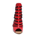 Karma - Red Vegan Leather Black Laces - Street Sole