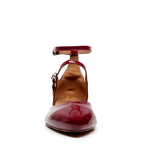 Keeley - Burgundy Vegan Patent - Street Sole