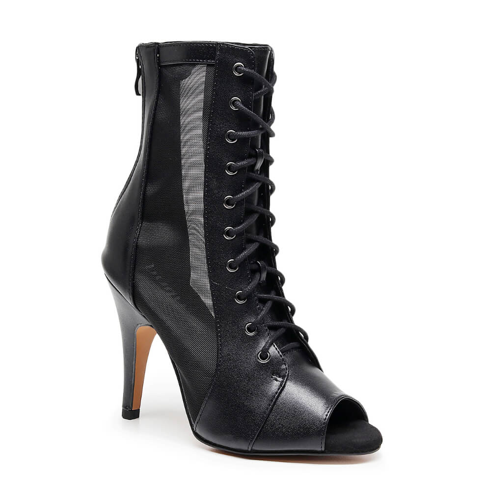 Koda - Black Vegan Leather   - Street Sole