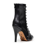 Koda - Black Vegan Leather   - Street Sole