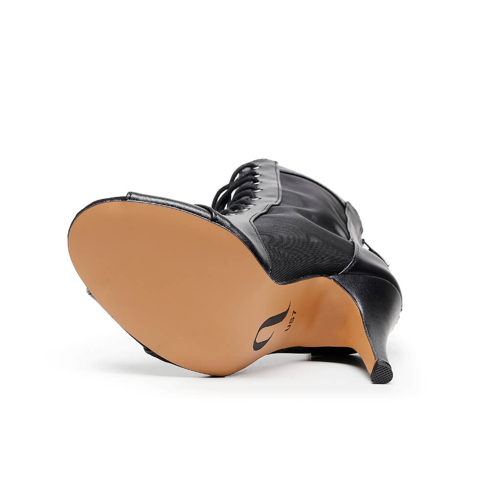 Koda - Black Vegan Leather   - Street Sole