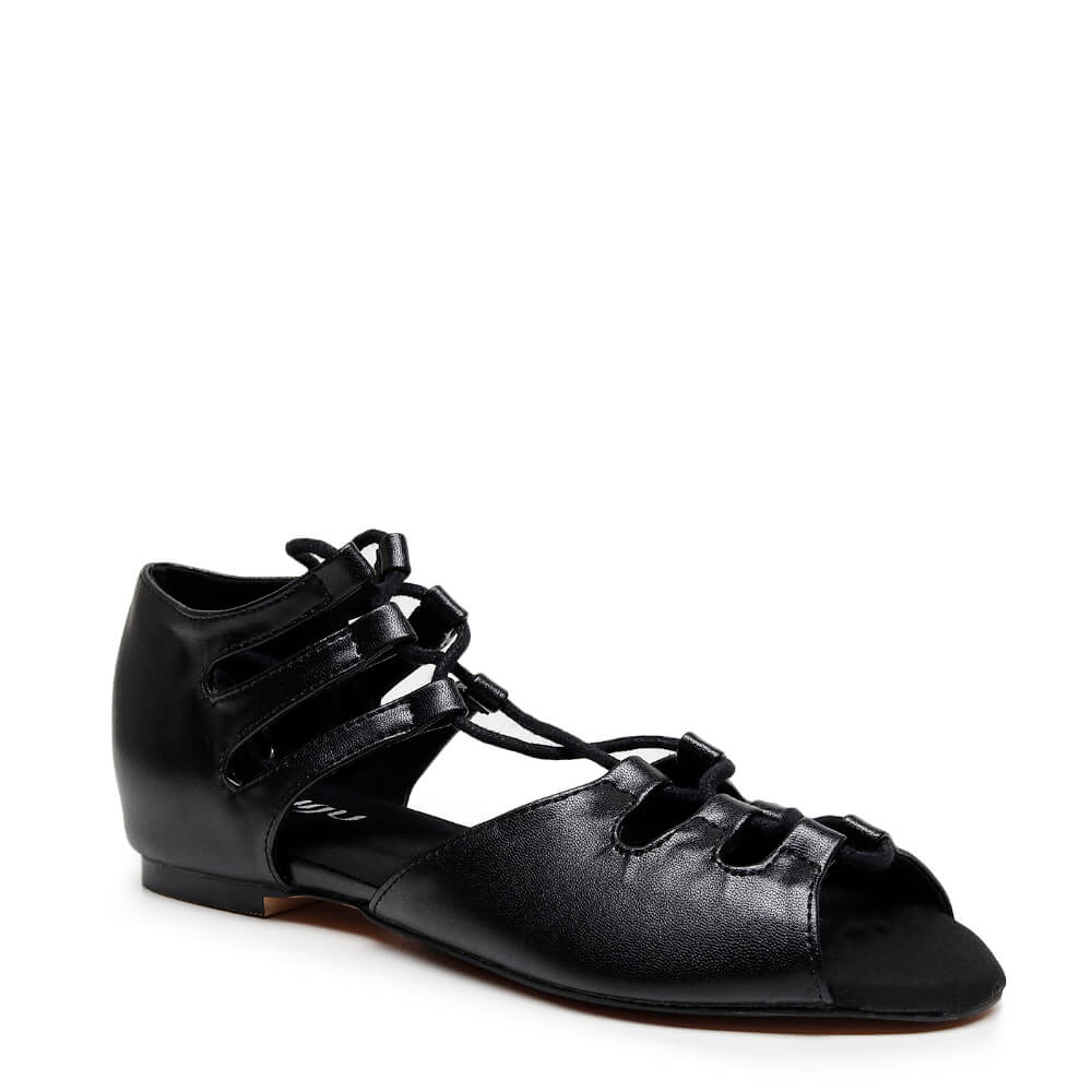 Legato - Black Vegan Leather - Street Sole