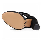 Lennox - Black Vegan Suede - Street Sole