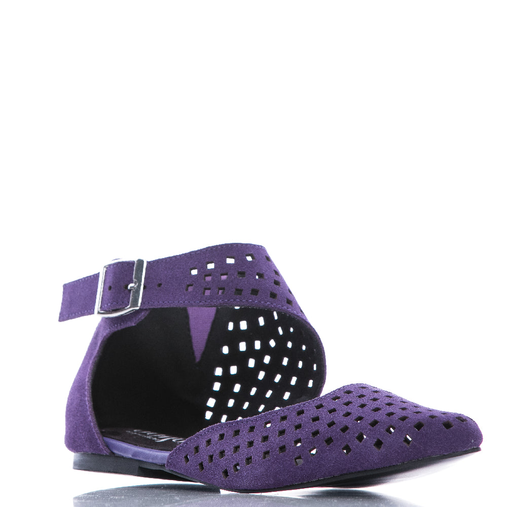 Leola - Purple Suede - Street Sole