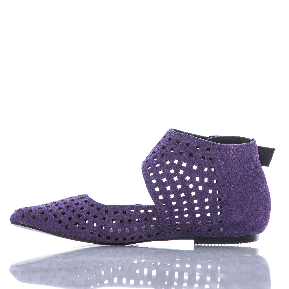 Leola - Purple Suede - Street Sole