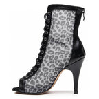 Leona - Black Leopard - Street Sole