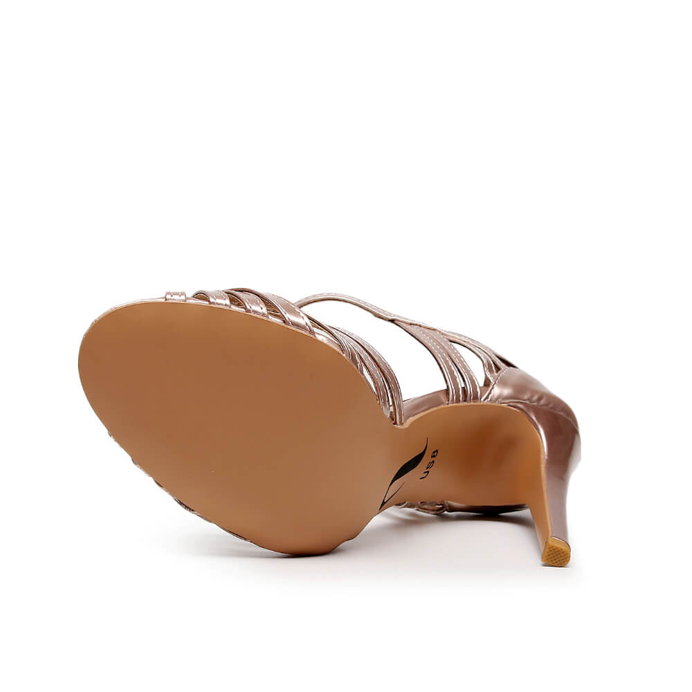 Livv - Gold Matte Vegan Leather - Street Sole