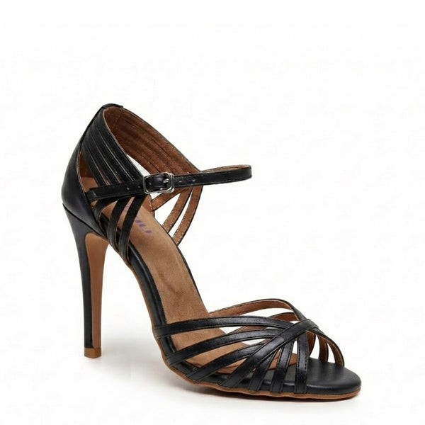 Livv - Black Vegan Leather - Street Sole