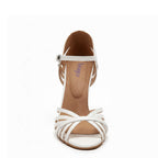 Livv - White Vegan Leather - Suede Sole