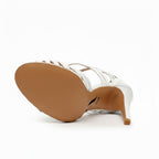 Livv - White Vegan Leather - Street Sole