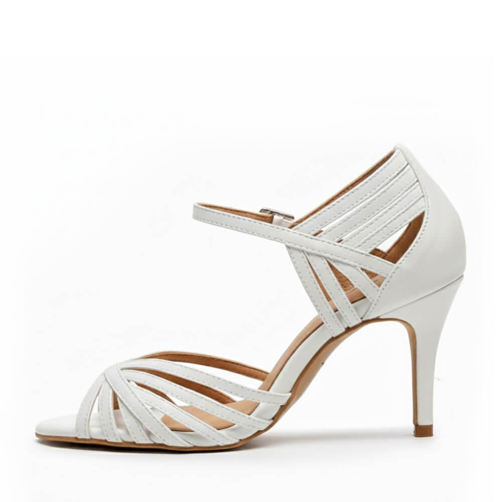 Livv - Cuir végan blanc - Semelle Street