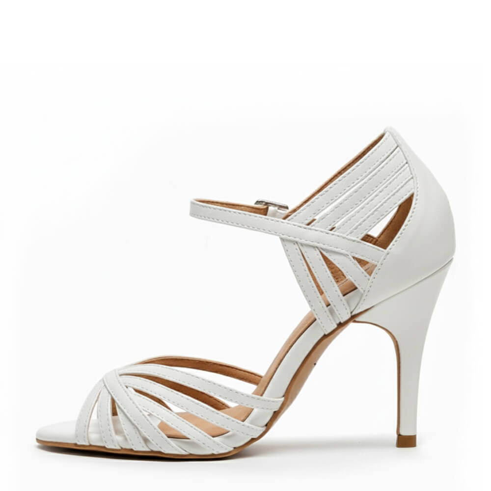 Livv - Cuir végan blanc - Semelle Street