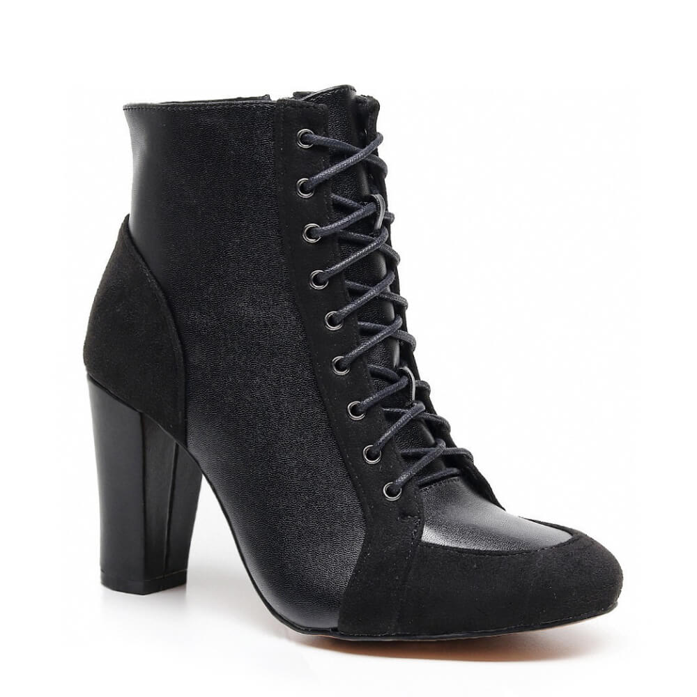 Logan Wide Fit - Daim végan noir - Semelle Street