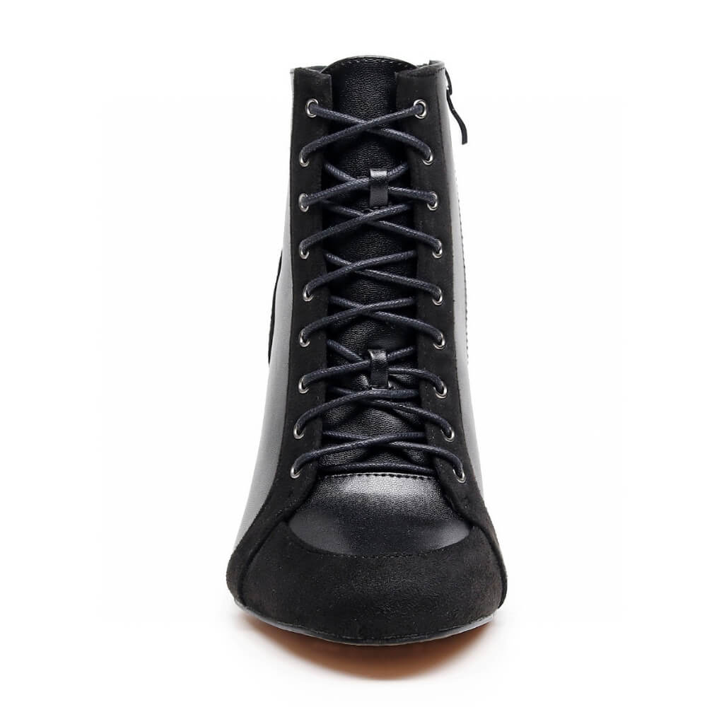 Logan Wide Fit - Daim végan noir - Semelle Street