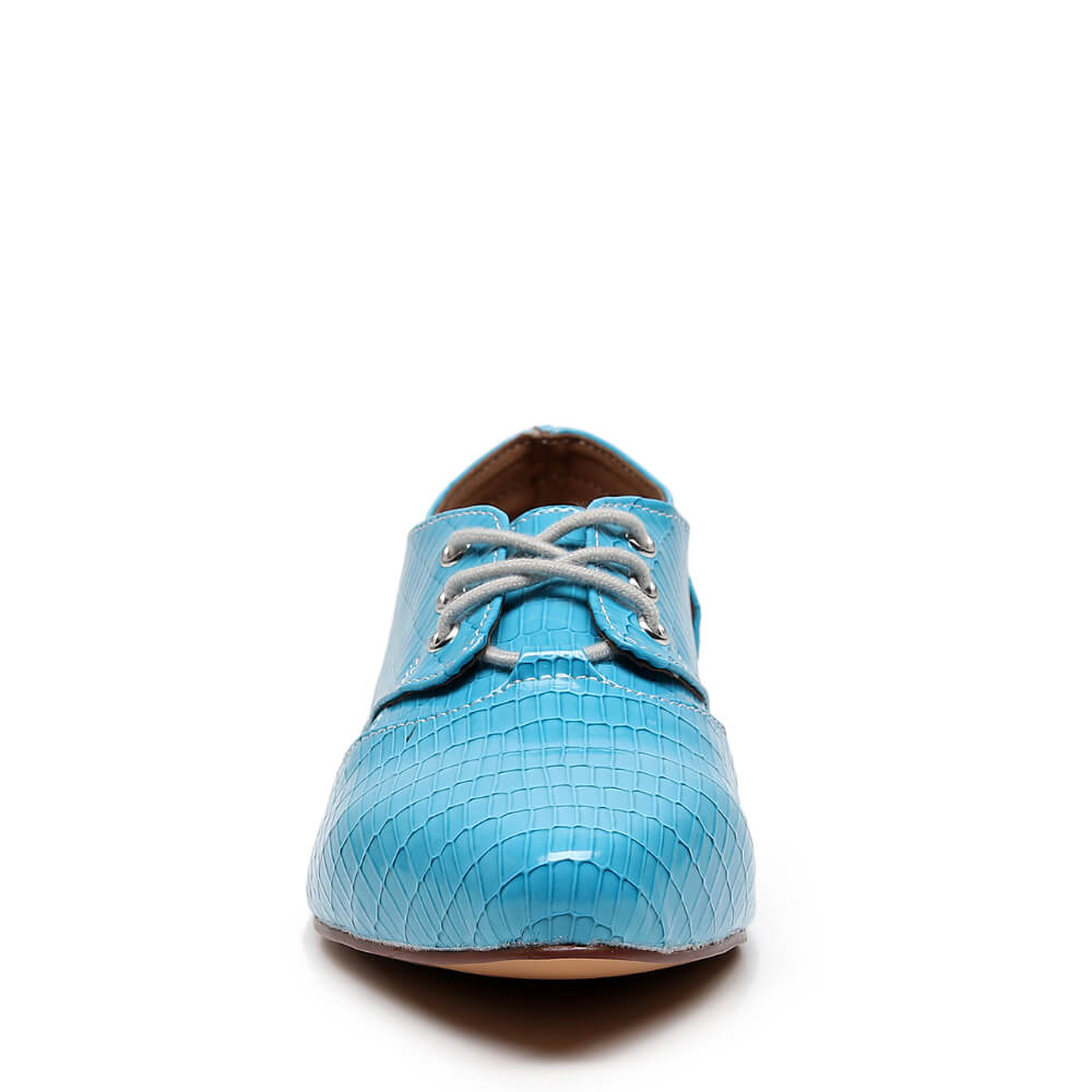 Madelaina - Aqua Alligator - Street Sole