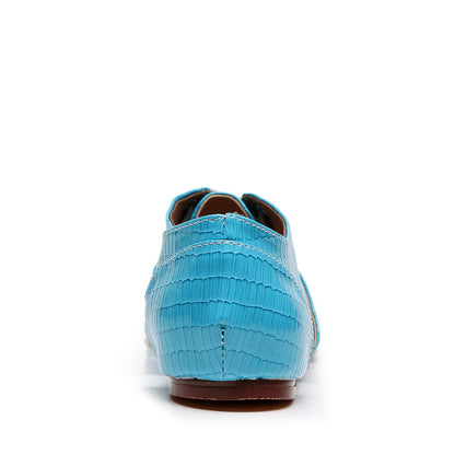 Madelaina - Aqua Alligator - Street Sole