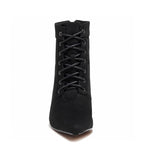 Madina - Black Vegan Suede - Street Sole
