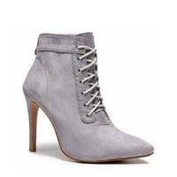 Madina - Grey Vegan Suede - Street Sole