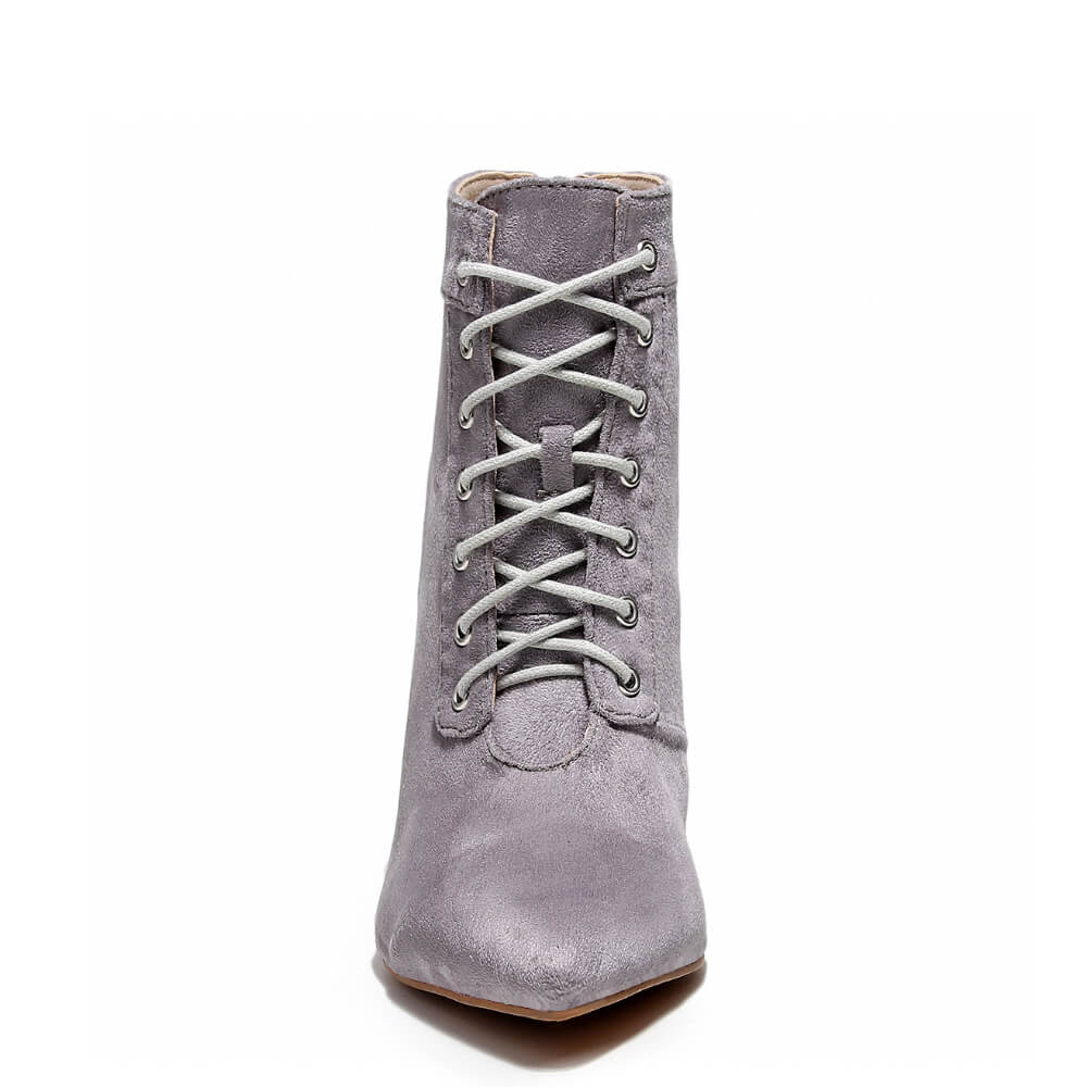 Madina - Grey Vegan Suede - Street Sole