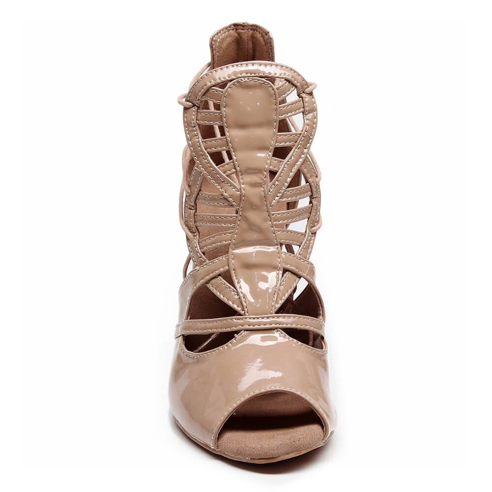 Magdelora - Dark Tan Wet Look - Street Sole