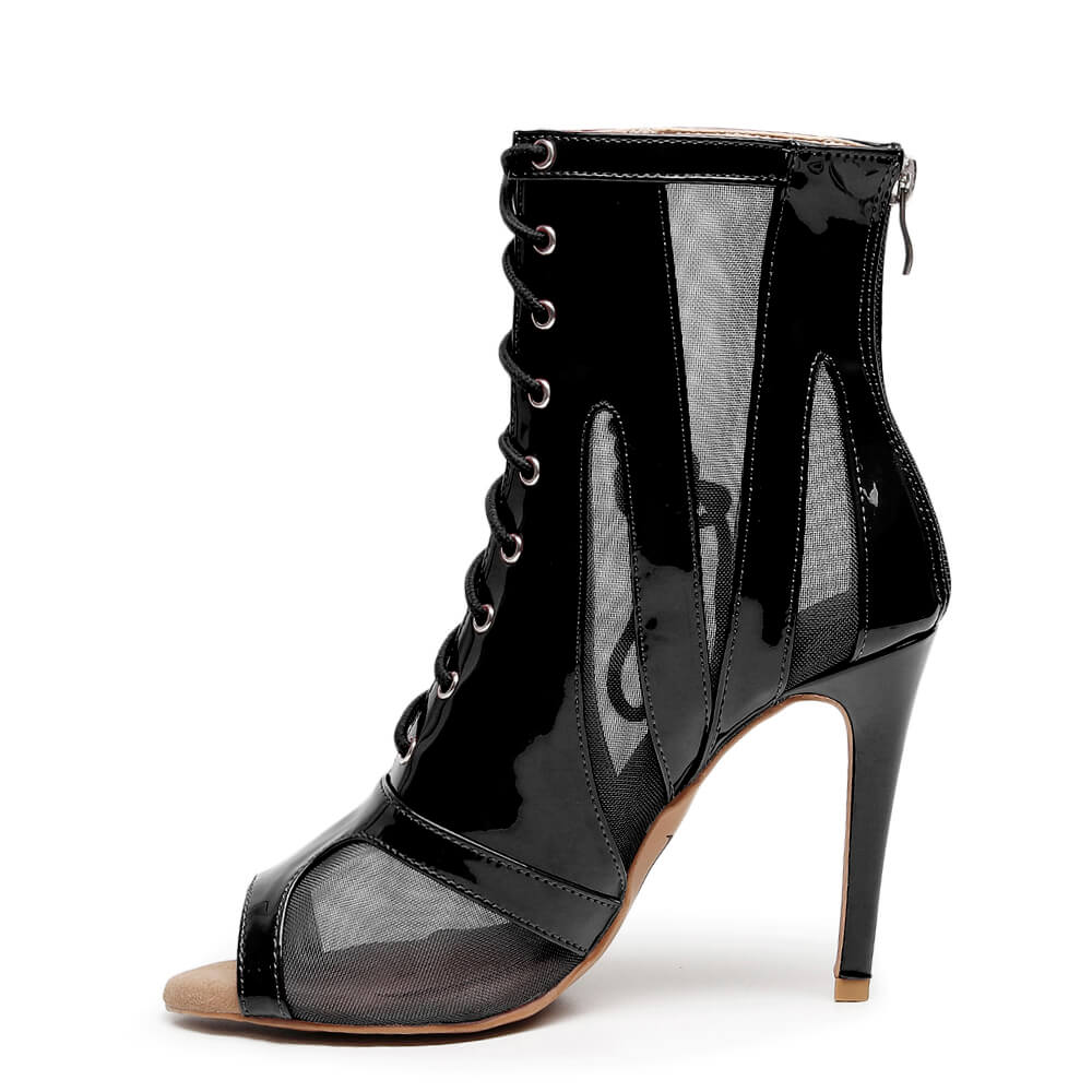 Marley - Black Vegan Patent - Street Sole