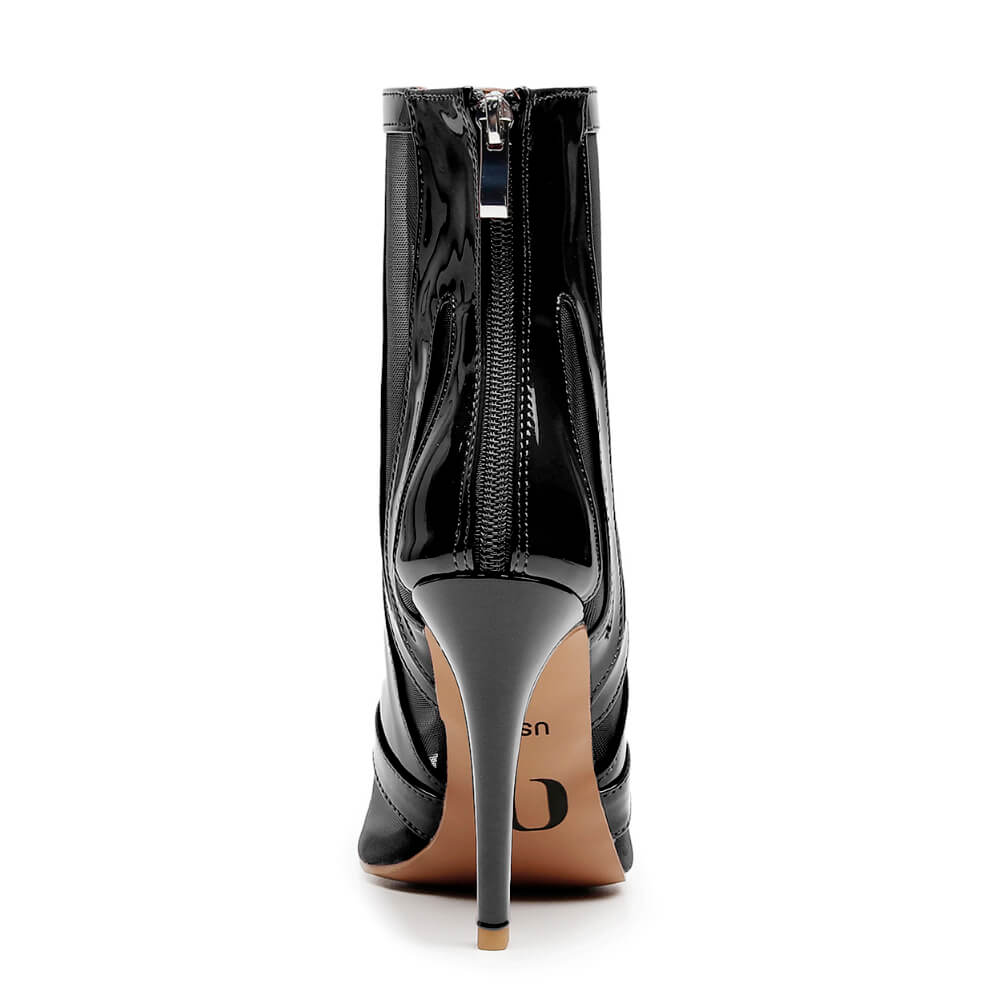 Marley - Black Vegan Patent - Street Sole