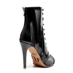 Marley - Black Vegan Patent - Street Sole