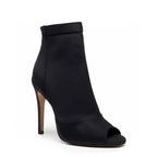 Mina - Black Lycra - Suede Sole