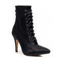 Naeema - Black Lycra - Suede Sole - Dance Floor Only