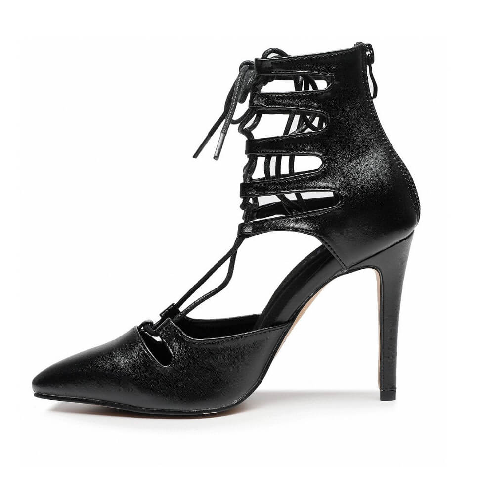 Namalia - Black Vegan Leather - Street Sole